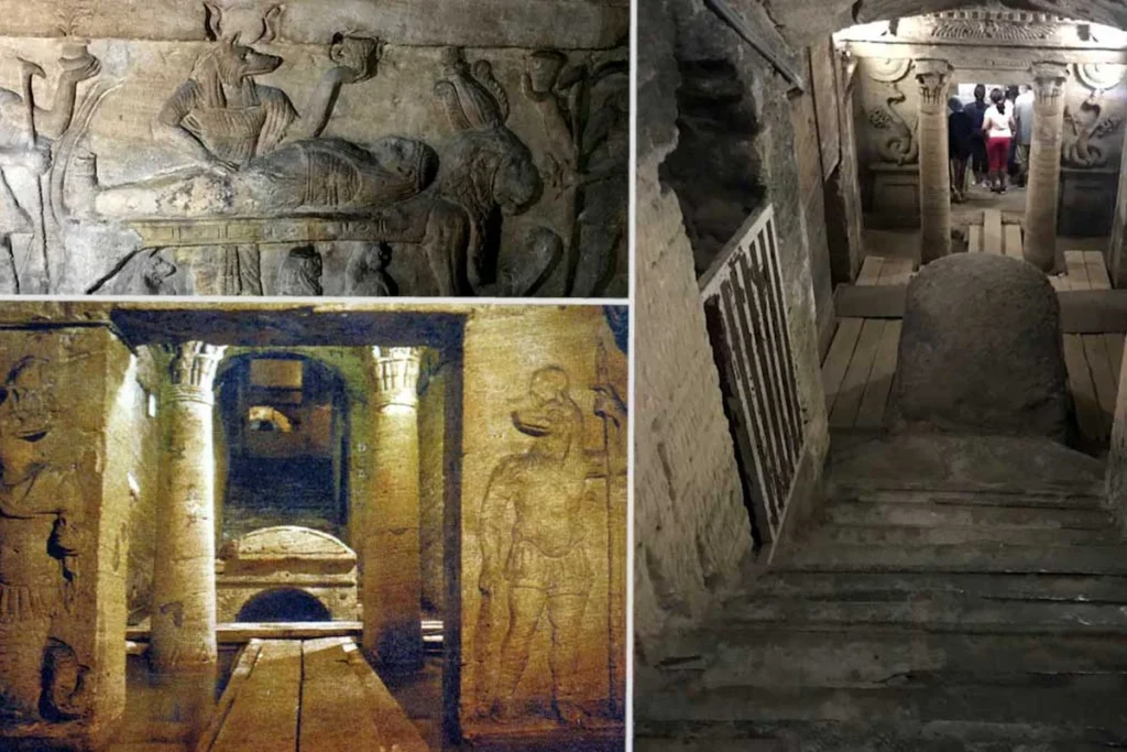 Catacombs of Kom el Shoqafa & Pompey’s Pillar — Egypt tour photograph